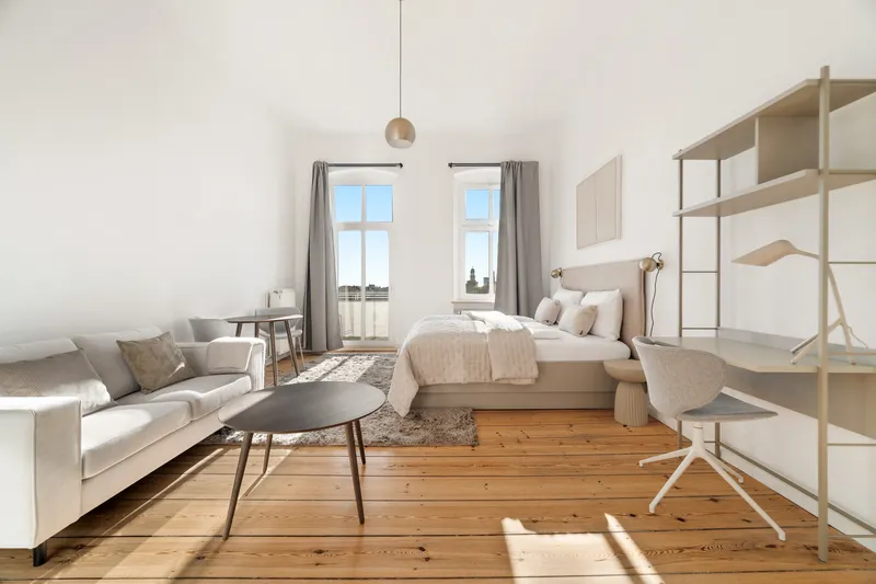 Tolles Zimmer in einer 5-Zimmer-Wohnung im Friedrichshain – voll möbliert — photo 1